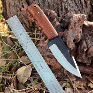 Custom Hunting Tracker Knife <b>Leather</b> Sheath Handmade Damascus Steel Waterproof Survival Camping <b>Tool</b> for All Seasons - Product Image 6