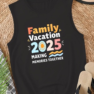 Family Vacation 2025 Making Memories Chaleco casual para mujer - Product Image 1