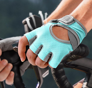 Custom <b>Half</b> Finger Gym Weightlifting Gloves Breathable Lightweight Non <b>Slip</b> Workout Exercise Fitness Weightlifting Gloves - Product Image 3