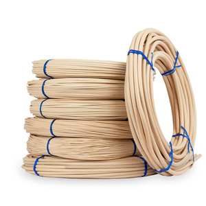 Bobina de ratán natural para manualidades, material de mimbre en espiral, suministro de materiales para cestería al precio más bajo - Product Image 1