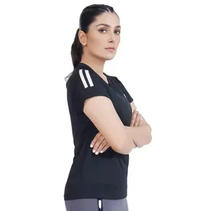 Wholesale OEM Custom Logo Women Running Gym Yoga Tank Tops Beauty Back Ladies Athletic Workout Fitness Training Mesh Tee