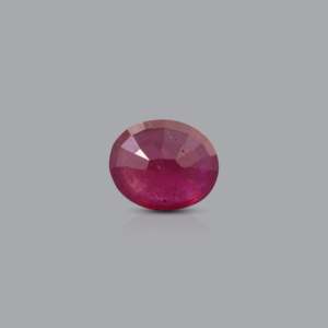 3.4 Carat Oval Cut Ruby Loose Gemstone 8x10mm for Fine Jewelry - Product Image 2