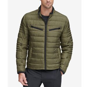2024 Custom Designer Men's Heavy Puffer <b>Jacket</b> High Quality Formal <b>Winter</b> Wear with Oversize Fit and Hooded Collar - Product Image 1