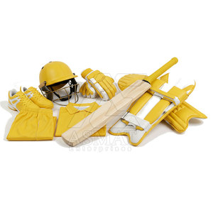 Premium Cricket Equipment Bundle Bat Gloves <b>Pads</b> Helmet Storage Bag Durable Cricket <b>Practice</b> Kit - Product Image 5
