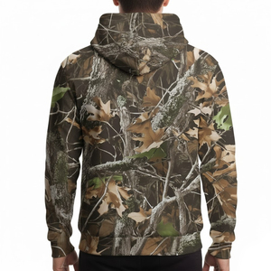 Sweat à capuche camouflage pour homme, manches longues, imprimé, respirant, en polyester, pour la chasse - Product Image 4