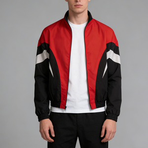 Veste coupe-vent d'hiver en toile imperméable et respirante pour homme, style rétro sportif surdimensionné avec panneau en V personnalisé, OEM ODM Vintage - Product Image 6