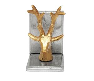 Juego de Sujetalibros de Aluminio de Lujo Moderno, Soporte Decorativo para Libros y Revistas, Escultura para Decoración de Estanterías de Hogar y Oficina - Product Image 3