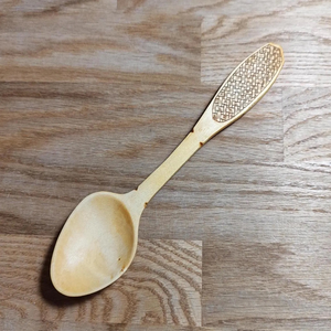 Cuillère à thé en bois écologique, finition naturelle, cuillère à café, à thé, à sucre, réutilisable, ustensile de cuisine - Product Image 1