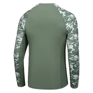 เสื้อเชิ้ตตกปลาแขนยาวคุณภาพสูงสำหรับผู้ชาย ลายพิมพ์ซับลิเมชั่น ป้องกันรังสียูวี ระบายอากาศได้ดี เหมาะสำหรับกิจกรรมกลางแจ้ง - Product Image 5