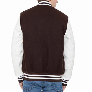 Wholesale Chenille Varsity Jackets Custom Unisex Baseball Jacket <b>Men</b> Casual Plain Wool Letterman Winter Varsity Jacket Custom - Product Image 4