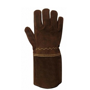 Hot Selling High Quality Customized Logo Printing Leather Welding <b>Gloves</b> Cotton Lining General Purpose Anti-Slip Breathable - Product Image 6