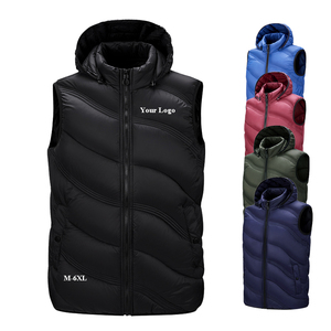 Chaleco Acolchado para Negocios de Ropa de Invierno OEM/ODM, Cómodo, Relleno, Transpirable, de Secado Rápido, con Cuello Alto, Unisex, a la Moda - Product Image 5
