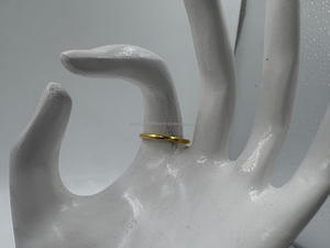 แหวนทองเหลืองชุบทอง18K ทำด้วยมือสไตล์วินเทจสุดหรู - Product Image 2