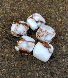 หินอัญมณีทรงหลังเบี้ยเบาะรูปม้าแจสเปอร์หินธรรมชาติแบบหลวมสำหรับการทำเครื่องประดับ - Product Image 5