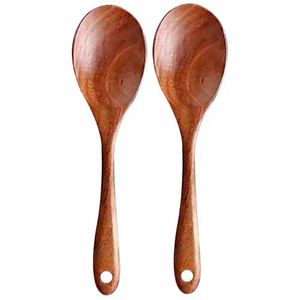 Cuchara de Madera Ecológica de Alta Calidad para Cocinar, Utensilio de Cocina Hecho a Mano de Madera Maciza, Seguro para Utensilios Antiadherentes y Uso Diario - Product Image 3