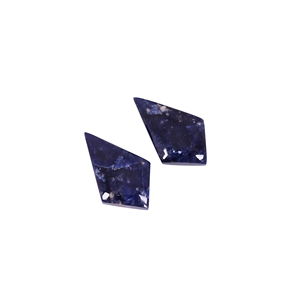 Sodalita Natural de 12.1 Quilates (Peso por Par) 20x12mm Forma de Cometa, Gema Suelta - Product Image 4