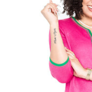 Women's Pink and Green Zipper Knit Sweater Long Sleeve Ribbed <b>Zip</b> Up <b>Cardigan</b> Casual Fashion Winter Pullover Custom Embroidery - Product Image 3