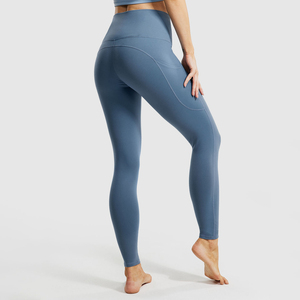 Leggings de yoga pour femmes, taille haute, color-block, ajustés, adaptés au sport et à la course à pied - Product Image 2