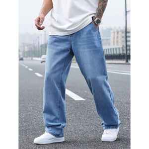 Manufacturer Direct Men's Wholesale Breathable Casual Dark Straight Solid Denim Jeans Embroidery for Summer Autumn Winter - Product Image 5