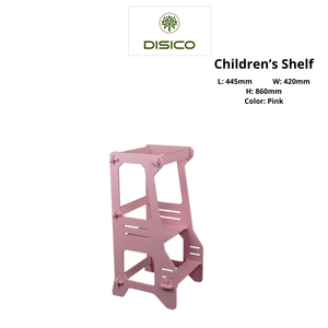 American Pine Learning <b>Tower</b> Sturdy Safe with Rounded Edges Made in Vietnam. - Product Image 3