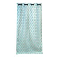 Cortina de Ventana de Poliéster con Estampado Floral 3D Moderno y Lujoso, 122 x 213 cm, Opaca, con Ojales, Lista para Usar, para Todas las Estaciones, Lavable a Máquina