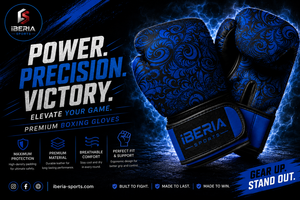 Guantes de Boxeo MMA IBERIA con Logotipo Personalizado, Cuero PU Transpirable, Cierre de Gancho y Bucle, Protección y Absorción de Impactos, Venta al Por Mayor OEM - Product Image 6