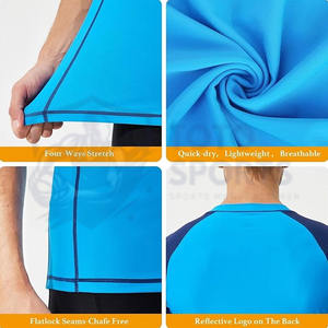 ซัพพลายเออร์ที่ดีที่สุด เสื้อผ้ากีฬาคุณภาพสูง ระบายอากาศได้ดี เสื้อแขนยาวสำหรับผู้ชาย ออกกำลังกาย น้ำหนักเบา ขายดี เสื้อแรชการ์ดสำหรับออกกำลังกายในยิม - Product Image 4