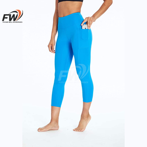 Custom Logo <b>Leggings</b> For Women High Waist Gym Activewear Butt Lift Yoga Pants Elastic Compression Scrunch <b>Seamless</b> <b>Leggings</b> Logo - Product Image 4