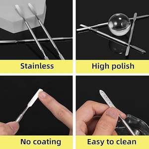 Espátula para Cemento Dental, Doble Punta, Pulida y Brillante, para Mezclar y Tallar, Instrumentos Médicos de Laboratorio, Aprobada por ISO - Product Image 4