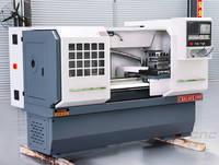 Tour CNC horizontal à broche unique haute précision CK6140 avec commande GSK/FANUC et banc plat pour l'usinage des métaux