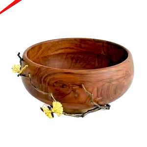 Bol décoratif de luxe fait main en or, centre de table moderne en métal, corbeille à fruits avec base élégante pour table à manger et décoration intérieure - Product Image 3