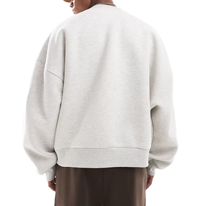 Custom Color Block Men's Hoodie 100% Cotton <b>Sherpa</b> <b>Lined</b> Pullover Hooded Sweatshirt Winter Casual Wear 2027 - Product Image 3