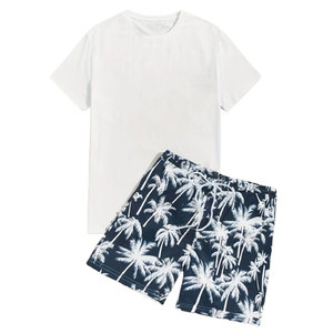 Ensembles courts pour hommes, vêtements décontractés pour tous les jours, ensembles courts pour hommes en tissu respirant pour les vêtements par temps chaud - Product Image 1