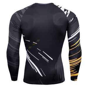Ensemble de vêtements de sport pour homme, vêtements de compression pour l'entraînement, séchage rapide, vêtements de sport avec des caractéristiques thermiques et respirantes, équipement de fitness tendance - Product Image 6