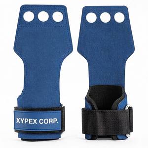 Agarraderas de Mano Ajustables Personalizadas de Cuero Vacuno Resistente, Ligeras, Suaves y Antideslizantes para Entrenamiento - Product Image 1