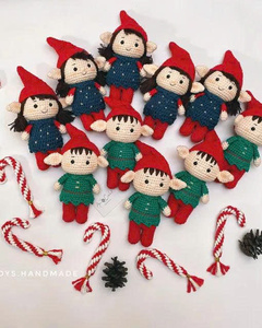 Set de Ganchillo Amigurumi, Juguete de Peluche de Algodón Hecho a Mano, Educativo, Tamaño 28 cm, Superventas para Navidad - Product Image 1