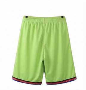 Pantalones Cortos de Baloncesto para Hombre, de Malla Verde Parrot de Secado Rápido, Personalizados, con Cintura Elástica Delantera, Transpirables, con Estampado Sublimado y Bolsillos Laterales, para Verano - Product Image 2