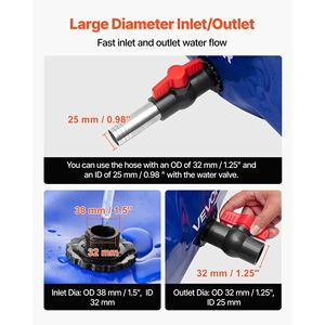 Serbatoio d'Idratazione Extra-Large da 264 Galloni (1000L), Contenitore per Acqua in PVC 1000D, Unità di Stoccaggio Pieghevole - Product Image 5