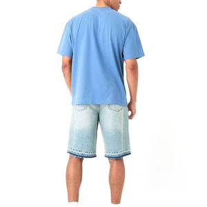 Camiseta Extra Grande para Hombre OEM, Corte Holgado, Logotipo Frontal Personalizado, Transpirable, Antiarrugas, Tallas Grandes - Product Image 5