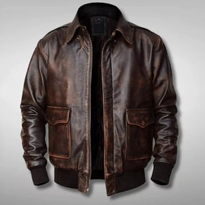 Men's PU Leather Fashionable Jacket Men's Motorcycle Jacket Quality Winter Thickened Warmth Leather Jacket For Men - Product Image 1