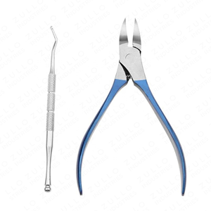 Professional Stainless Steel Ingrown Toenail Nipper Set Cuticle Cutter Manicure Pedicure <b>Tool</b> for Finger Toe <b>Nail</b> Care - Product Image 2