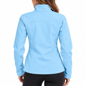 <b>Women</b>’s Softshell <b>Jacket</b> Outdoor <b>Lightweight</b> Wind Resistant Custom <b>Jacket</b> Custom Logo Regular Fit Long Sleeve Softshell <b>Jacket</b> - Product Image 2