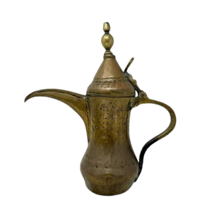 Food Safe Brass Made <b>Arabic</b> Coffee Serving Pot <b>Set</b> Middle East Style Metal Dallah <b>Tea</b> Drinking <b>Set</b> Durable Design Dallah - Product Image 4