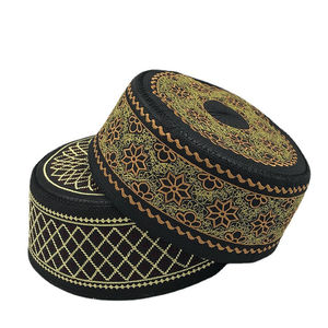 Chapeau Kufi pour Hommes, Doux et Respirant, Fournisseur d'Usine, Vêtement Islamique, Vente en Gros, Écologique - Product Image 2