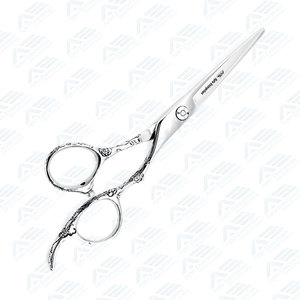 กรรไกรตัดผมแบบมืออาชีพขนาด5.5นิ้วกรรไกรตัดผมมีดสเตนเลสสตีลมีสไตล์440C ร้านตัดผมและช่างทำผม - Product Image 4