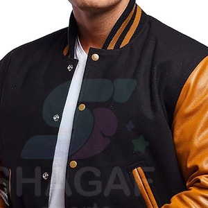 Veste en molleton slim formelle variée avec col montant et logo sur le devant - Product Image 2