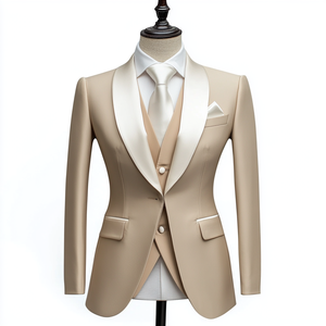 Ensemble de costume pour femme, blazer classique et pantalon droit, tenue de bureau professionnelle, tenue décontractée pour les réunions de travail, mariage - Product Image 5