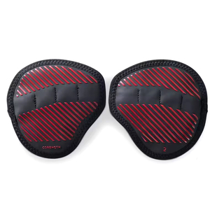 Guantes de levantamiento de pesas Geo Brother Co para hombre, con almohadillas de agarre de mezclilla, protección de palma sin dedos de caucho natural y PVC, resistentes, transpirables, para fitness. - Product Image 1
