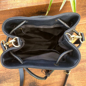 New Hand Tooled Quilted Leather <b>Women</b> Crossbody Bucket <b>Bags</b> High Quality Cowhide Leather Designer Tassel Drawstring Shoulder <b>Bag</b> - Product Image 6