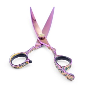 2026 New Arrival Customized Stainless Steel Salon Customized Hairdresser Barber Haircut <b>Left</b> <b>Handed</b> Hair <b>Scissors</b> Set - Product Image 1